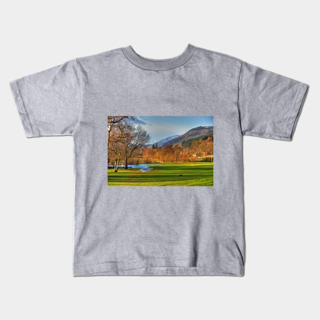 Aberfeldy view Kids T-Shirt by tomg